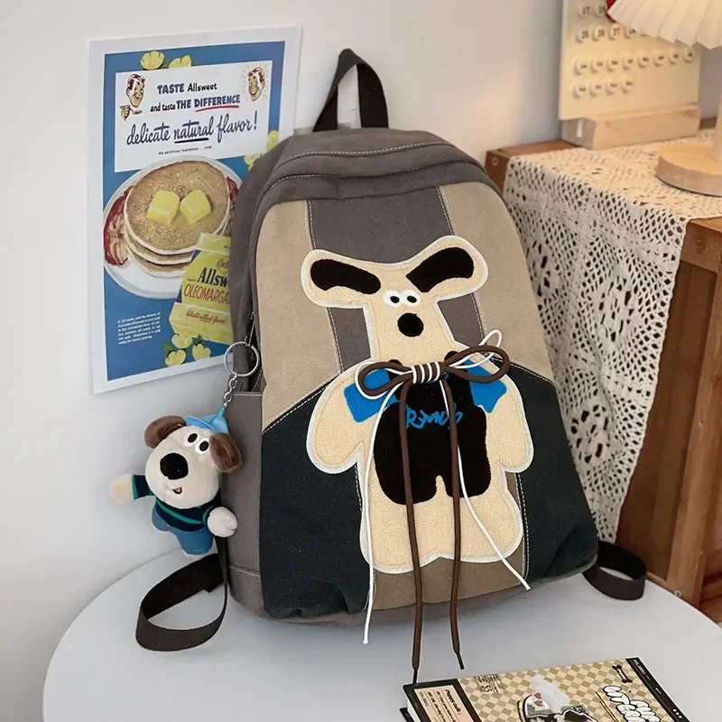 Snoopy Schultasche weiblich Y2K kreativ verrückt niedlich Cartoon Student Rucksack Handtasche Umhängetasche