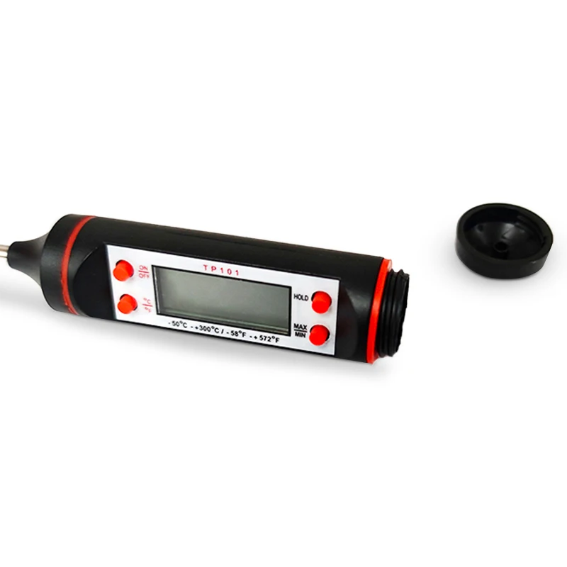 Oil Thermometer Needle Food Thermometer Instant Reading Meat Temperature Tester with Probe for Kitchen Grilled