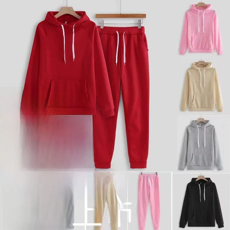 

Women's Loose Large Size Hoodie Long Sleeve Fleece Lined Set Autumn Fashion Casual Comfortable Breathable Sweatshirt