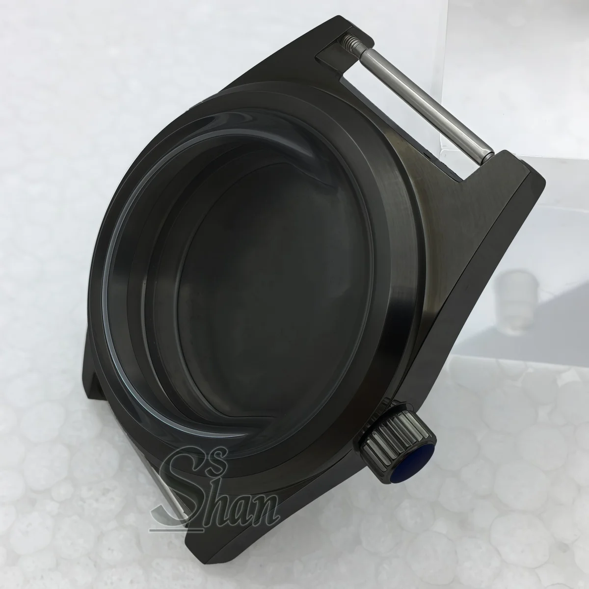 

38mm silver/black/rose gold brushed case domed coated glass is suitable for NH35A NH36 PT5000 ETA2824 movement watch accessories