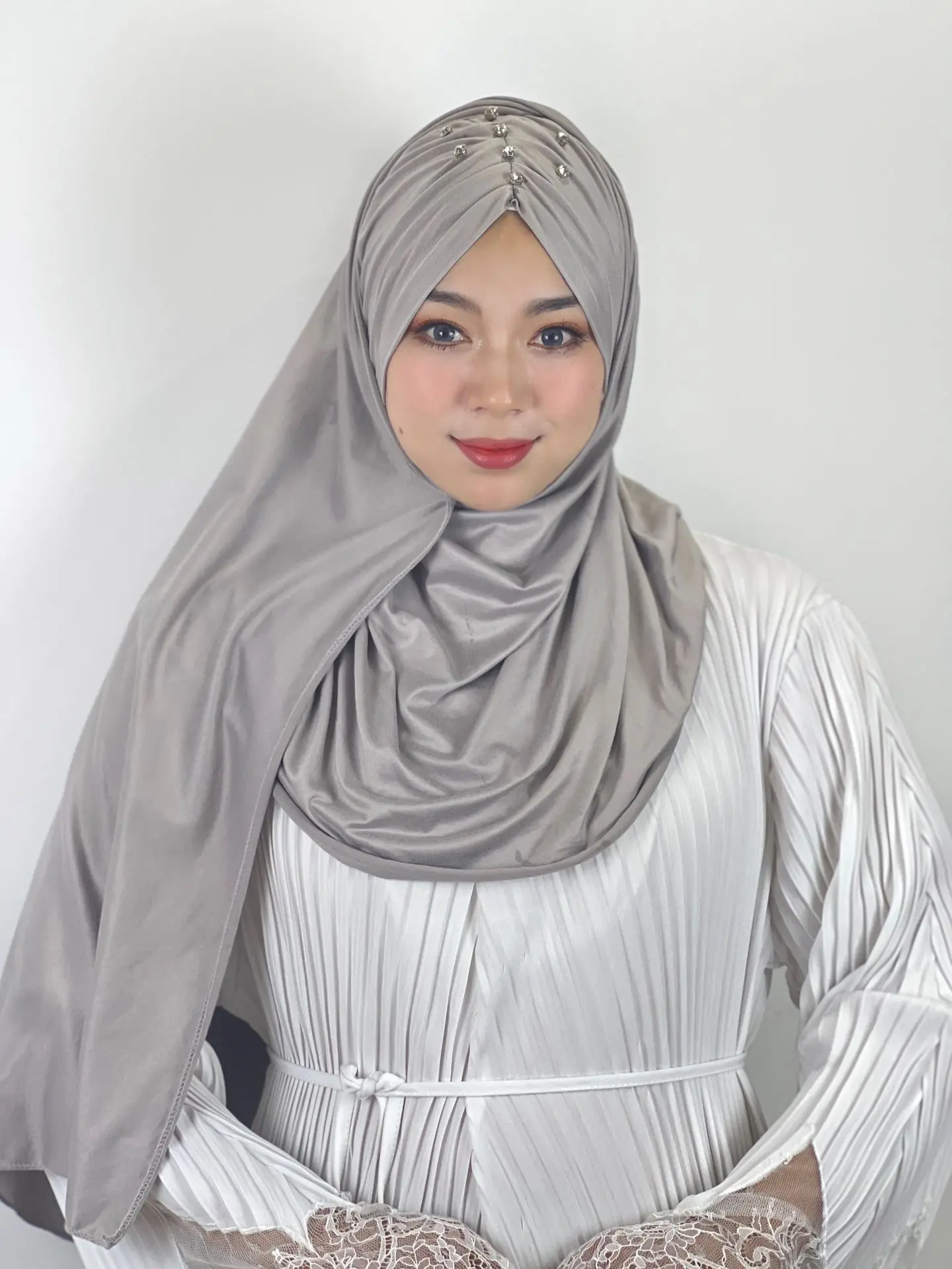 Moslim Instant Sjaal Zachte Hijab Tulband Jersey Hijaabs Voor Vrouw Islamitische Arabische Hoofddoek Wrap Sjaal Pull On Ready Sjaals Mujer