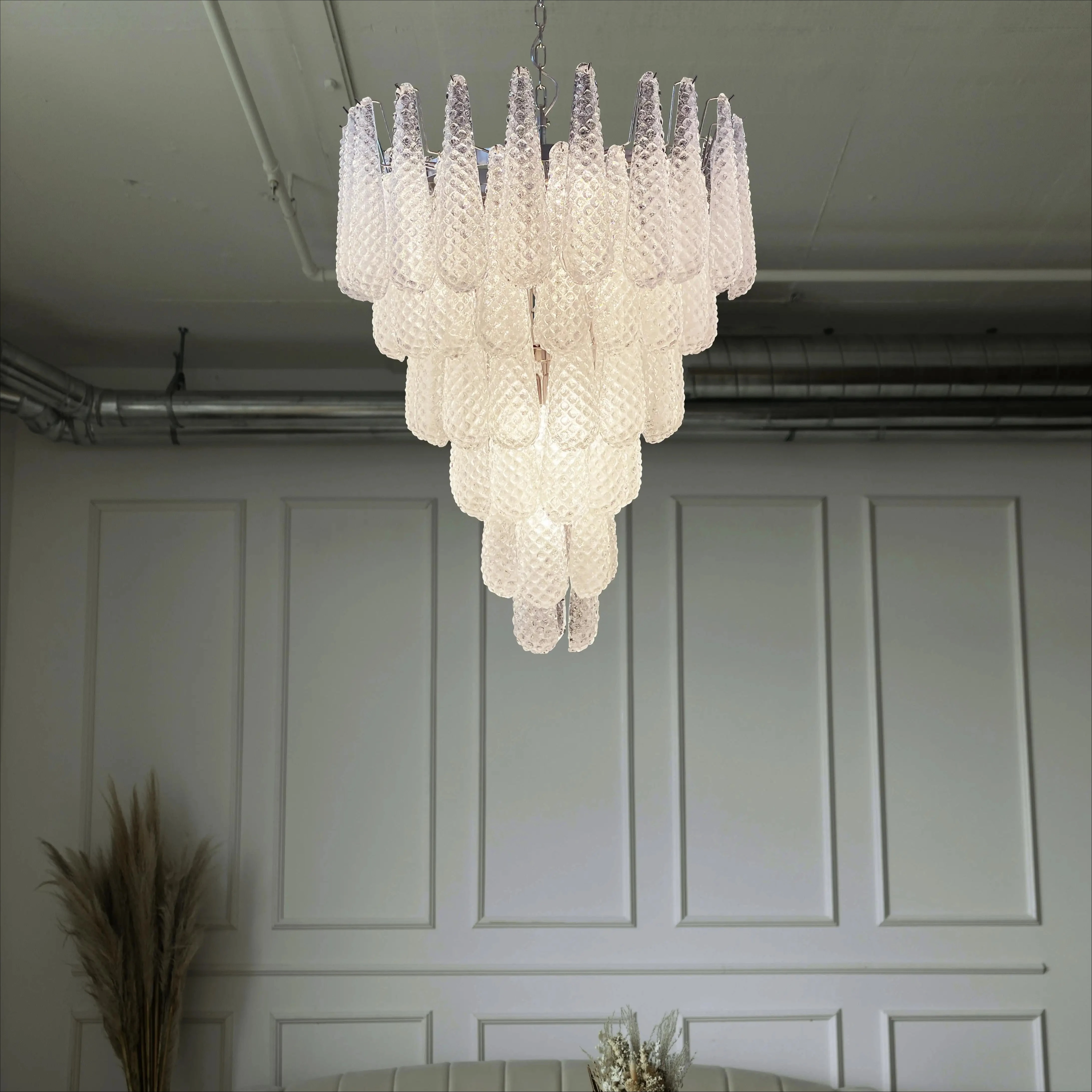 Postmodern Restaurant Home Decor Alabaster Chandelier Nordic Living Room Bedroom Spanish Marble Brass Hanging Pendant Light