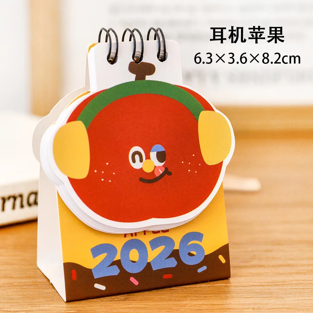 

Календарь в форме, декоративный двойной ежедневник, бумажный настольный календарь, прочный настольный планировщик для ежедневного планировщика, подарки для офиса