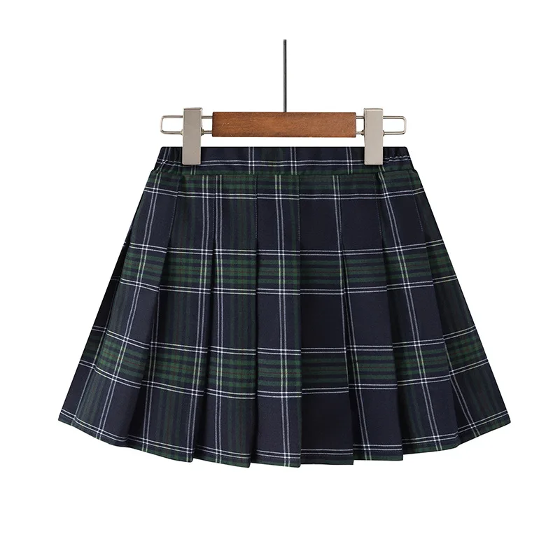 10 kleuren 1 st 2025 herfst Tiener Meisjes JK plaid rode Plooirok korte gecontroleerd Veiligheidsbroek Kinderen kids fashion 4 12 jaar