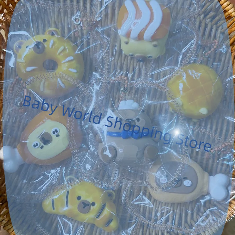 Jouet à presser Capybara en Silicone, mignon et amusant, anti-Stress, crème, sensation de boue, décompression, jouet à rebond lent, porte-clés, cadeaux de charme