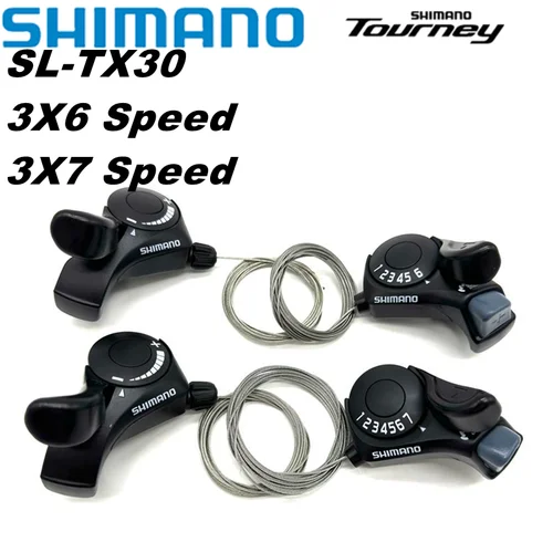 Shimano Tourney SL TX30 palancas de cambio de bicicleta de montaña 6/7s 18/21s palancas de cambio de velocidad palanca de cambios de bicicleta Compatible