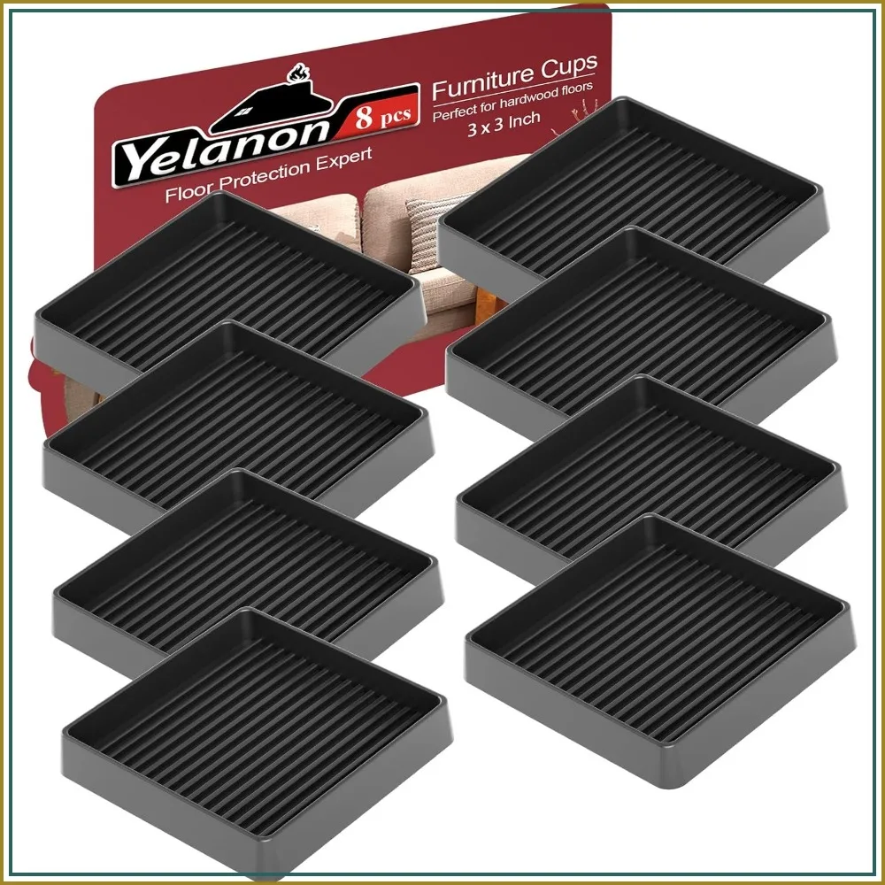 Anti-Slip Furniture Pads for Hardwood Floors - 8 Pack 3