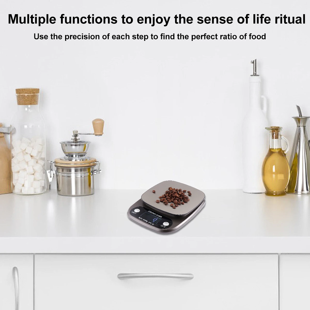

High Precision Electronic Scale Kitchen Pocket Number Portable Food Grey Digital
