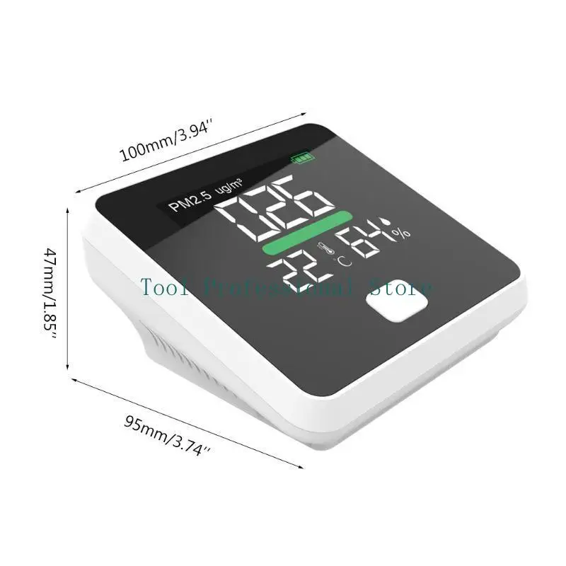 57QF 실내 CO2 측정기 온도 및 상대 습도 이산화탄소 감지기 공기 품질 모니터 NDIR 채널 센서 도구