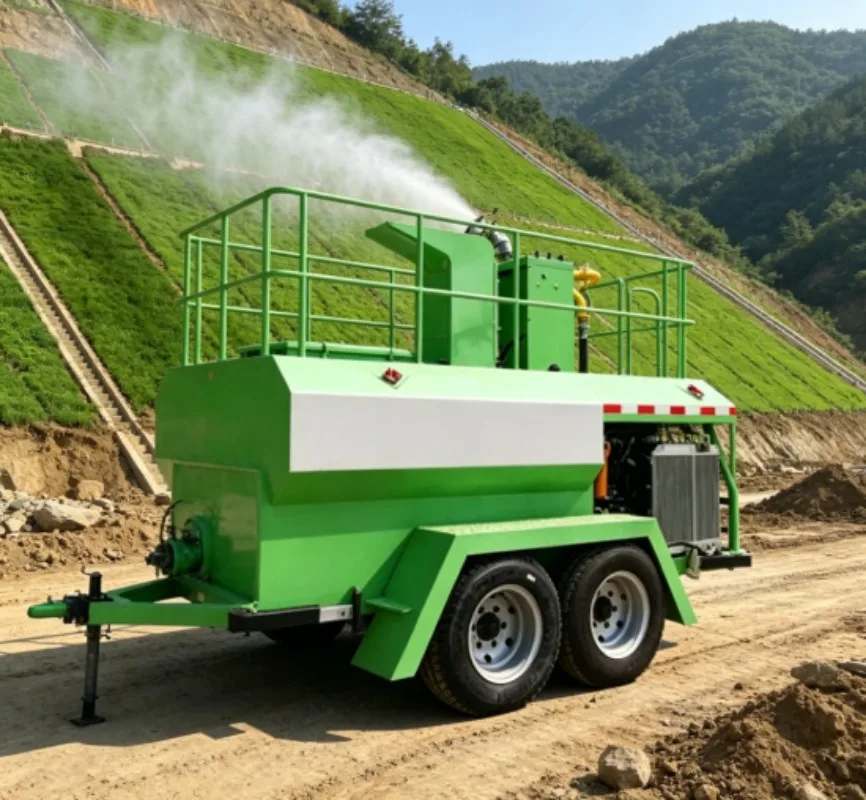 Hydroseeding Equipment with Vibration Screen – Save Time on Soil Sieving
