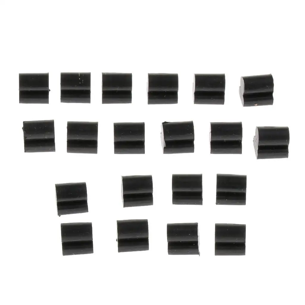 2/3/5 20 Pieces Baritone Horn Silica Gel Silicone Pads Cushion Pad Dia 4mm