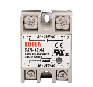 

single phase DC SSR-10AA 10A 24-380V AC relay solid state For lighting stage light control