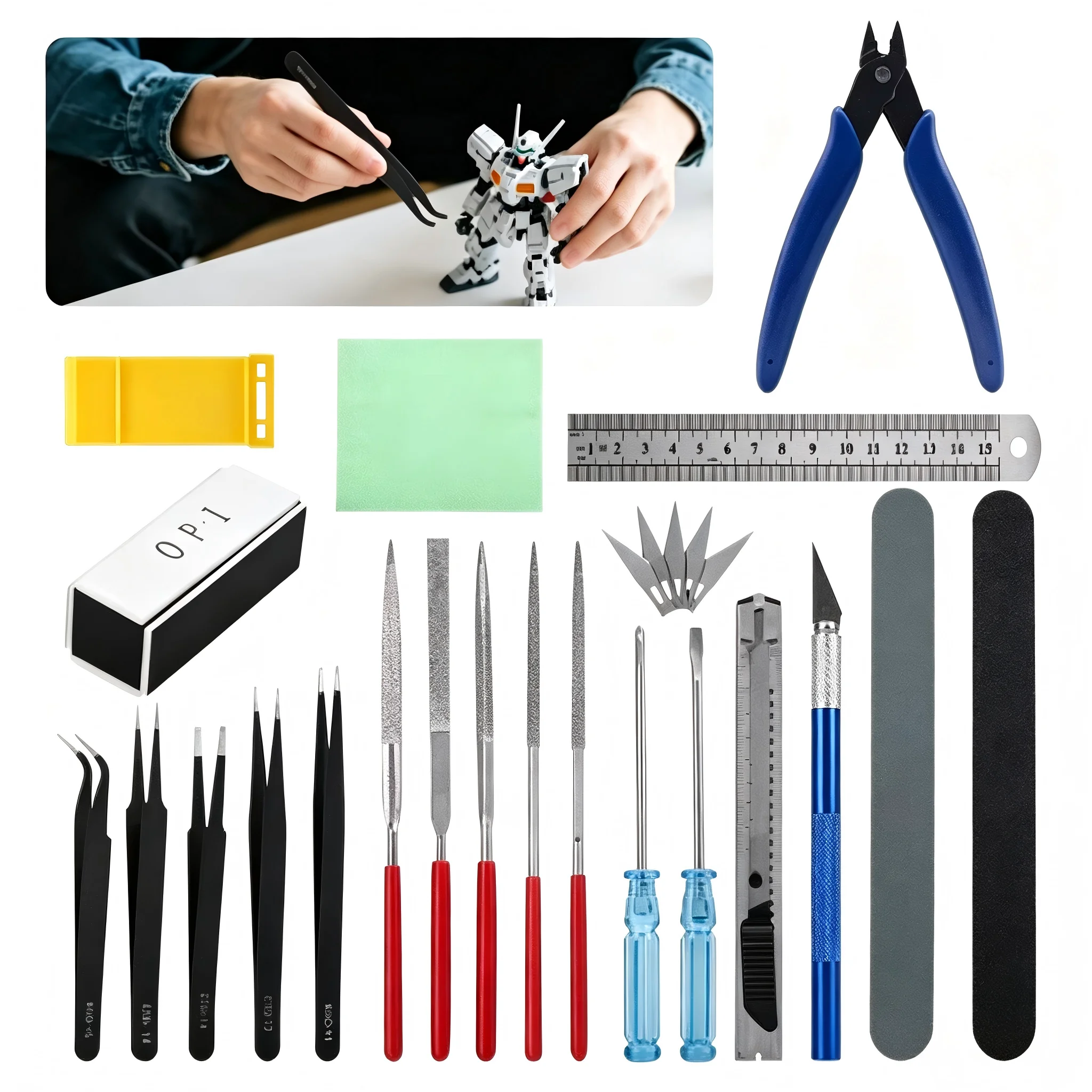 Model Kit Tool Set - Model Yapım Alet Seti, Profesyonel Gundam