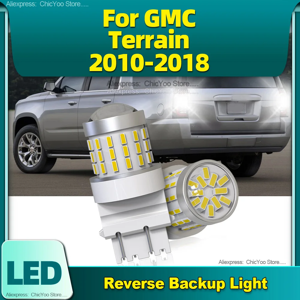 

2Pcs T25 3157 LED Reverse Light Backup Lamps 1800LM Upgrade For GMC Terrain 2010 2011 2012 2013 2014 2015 2016 2017 2018