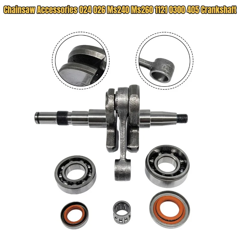 

Запасной комплект для обслуживания бензопилы для 024 026 MS240 MS260 1121 0300 405, подшипники коленчатого вала, сальники игольчатый подшипник