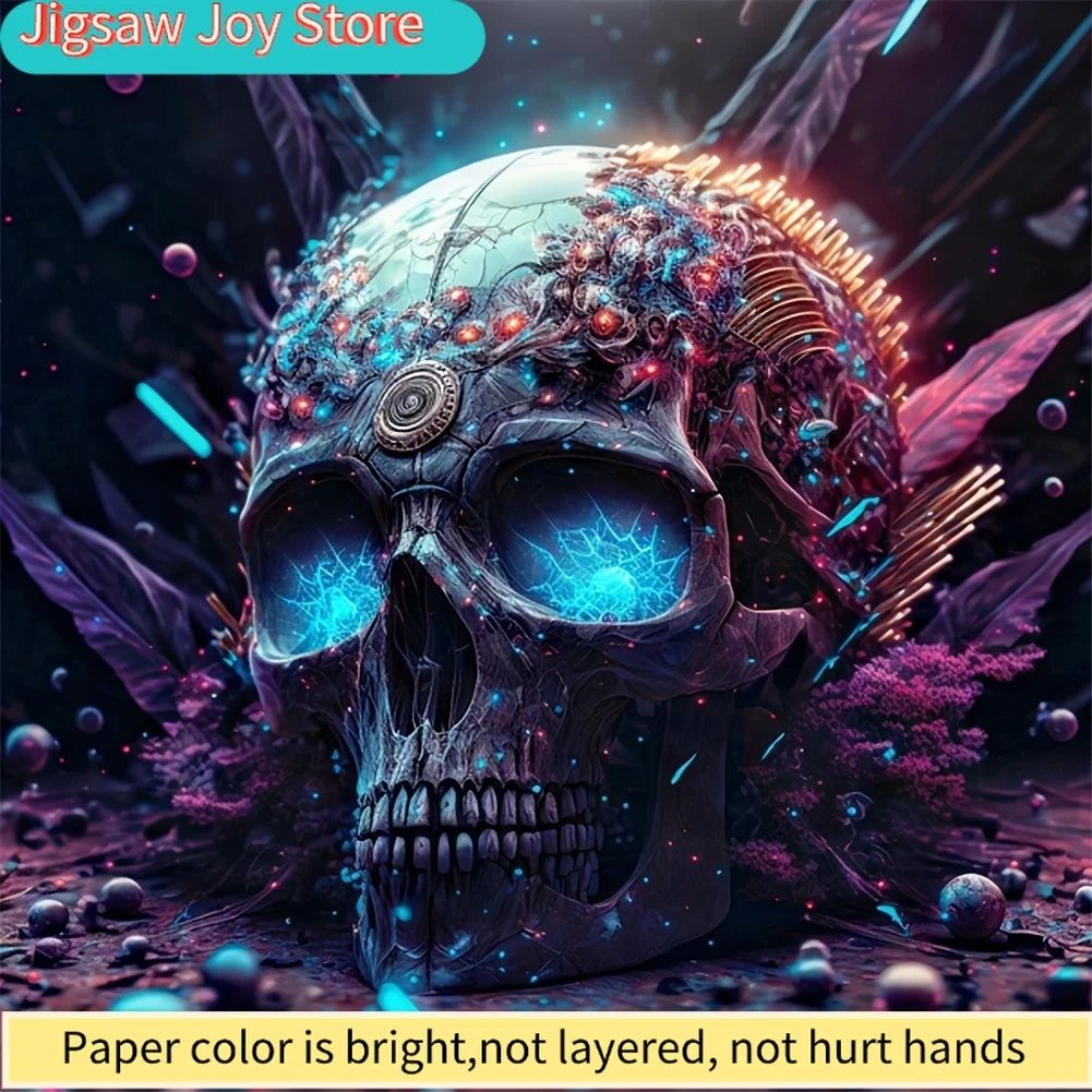 

Набор для творчества: Алмазная мозаика 5D «Череп» (DIY), для начинающих, рисование по номерам, полный круглый набор страз для декора дома