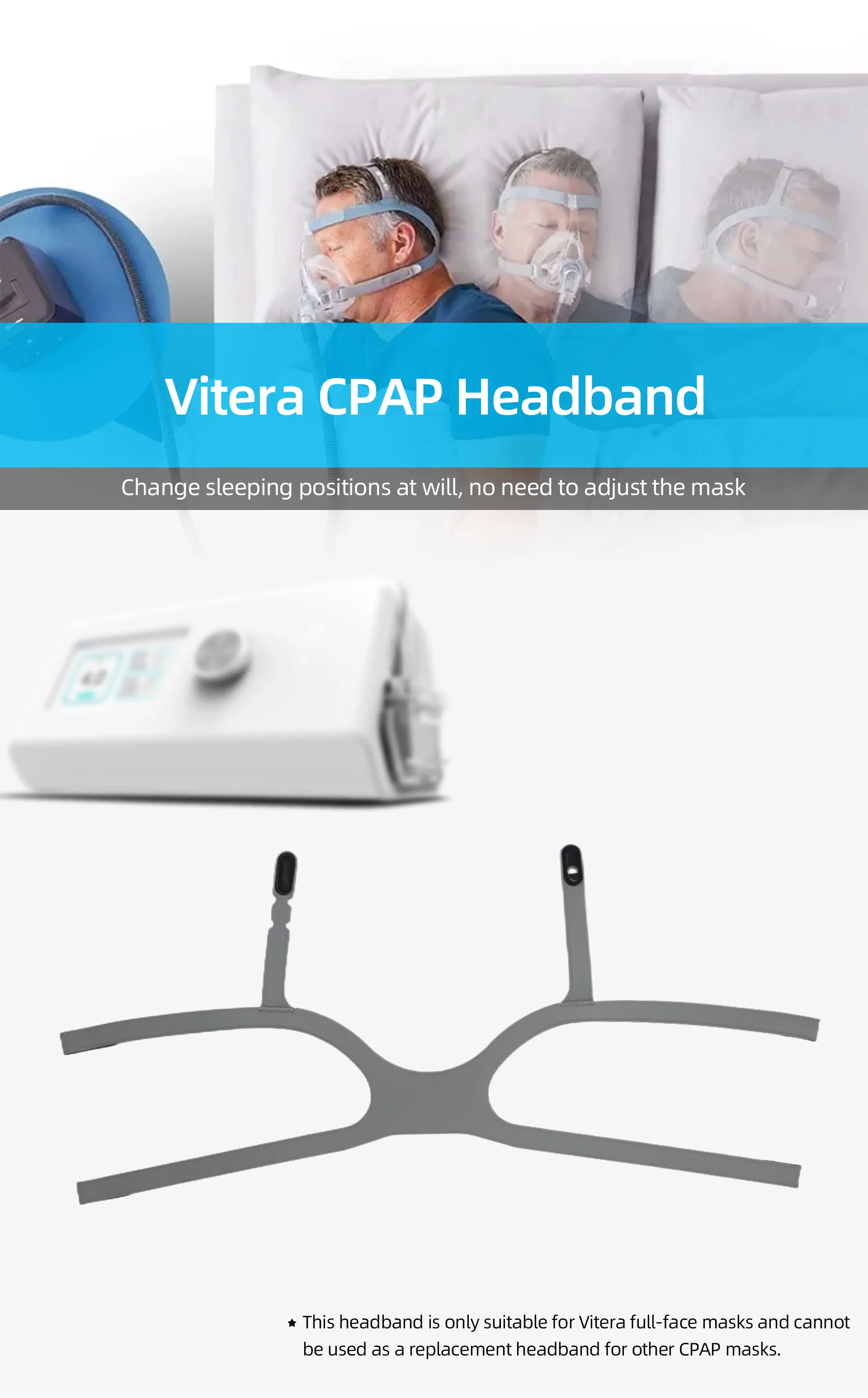 Vitera CPAP Headband