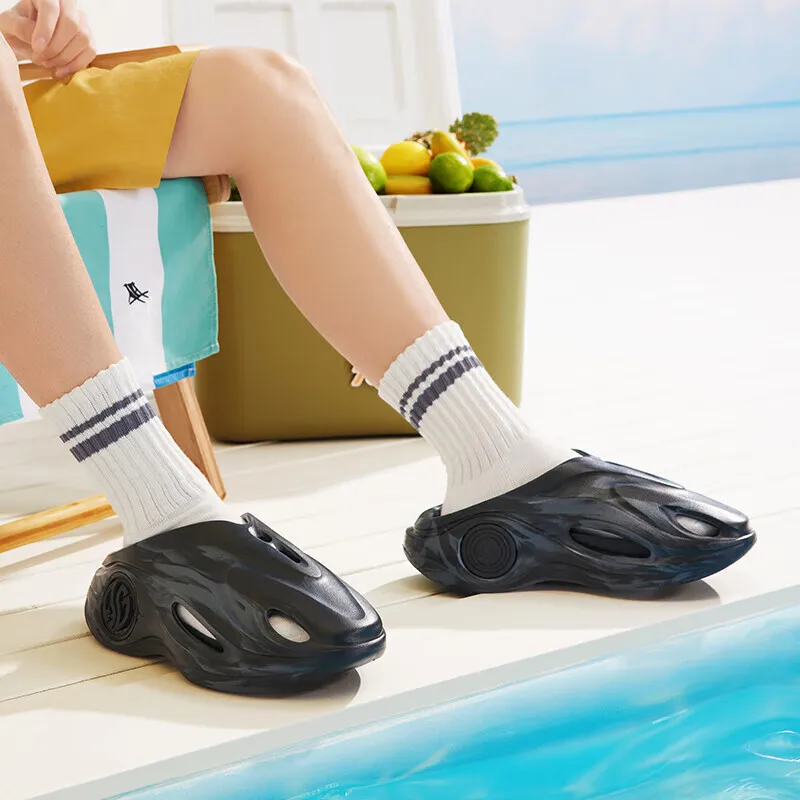 361 Degrees AG Whale 2 Aaron Gordon Trendy Slippers Technology Soft Elastic Antibacterial Thick Bottom Men's Slippers 672421103 image 6