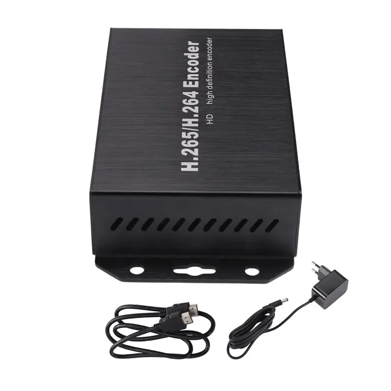 Multi-Platform HD-To-IP Encoder H. 265/H. 264 POE-Powered Audio/Video Conversion Loop-Out Type EU PLUG Live Streaming-Y41A