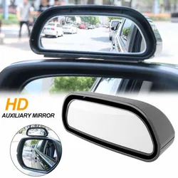 Car Mirror 360 Degree Adjustable Wide Angle Side Rear Mirrors Blind Spot Convex Mirrors for Parking Auxiliary Rear View Mirror