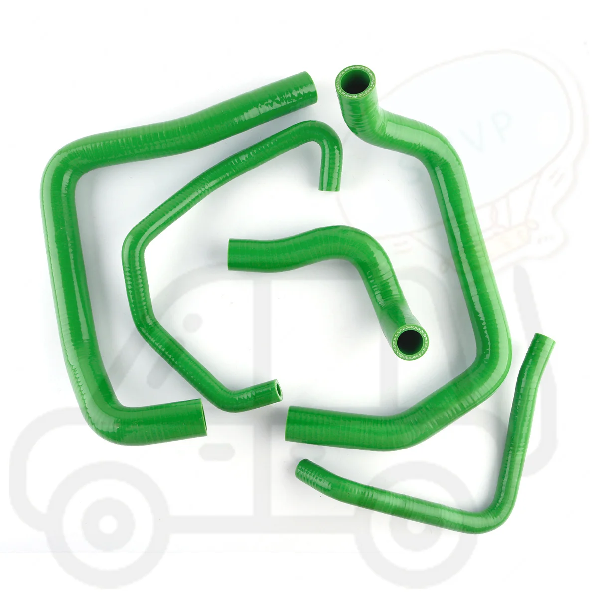 

FOR KAWASAKI ZX6R ZX 6R ZX636 2005-2006 Silicone Radiator Coolant Hoses Tubes Pipes Kit 5PCS 3PLY