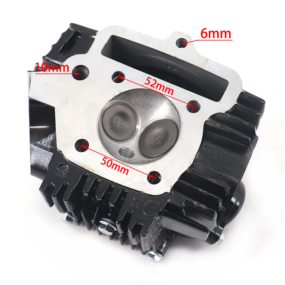 Lifan125cc Motorcycle Cylinder Head For 52mm Bore lifan 1P52FMJ LF 125 Horizontal Kick Starter Engines Dirt Pit Bike Parts