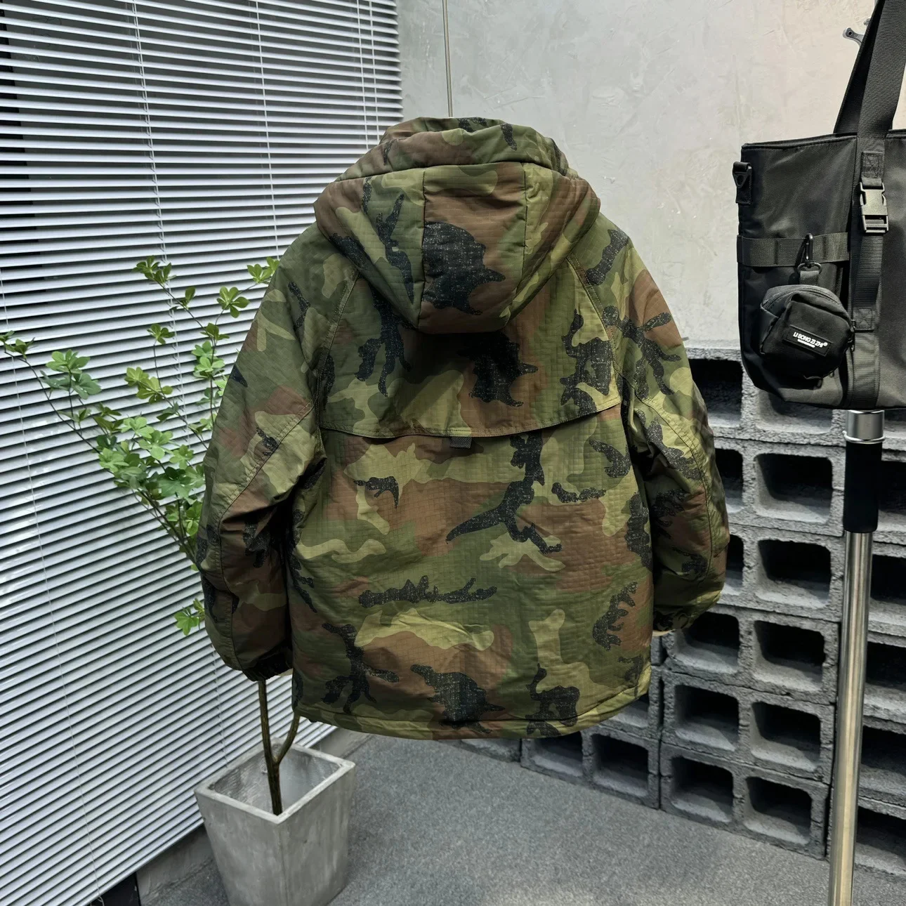 

Camouflage Hooded Cotton Jacket for Men, Loose Fitting Assault, Casual Europe Coat, Outdoor Trekking Camping, Spring and Winter