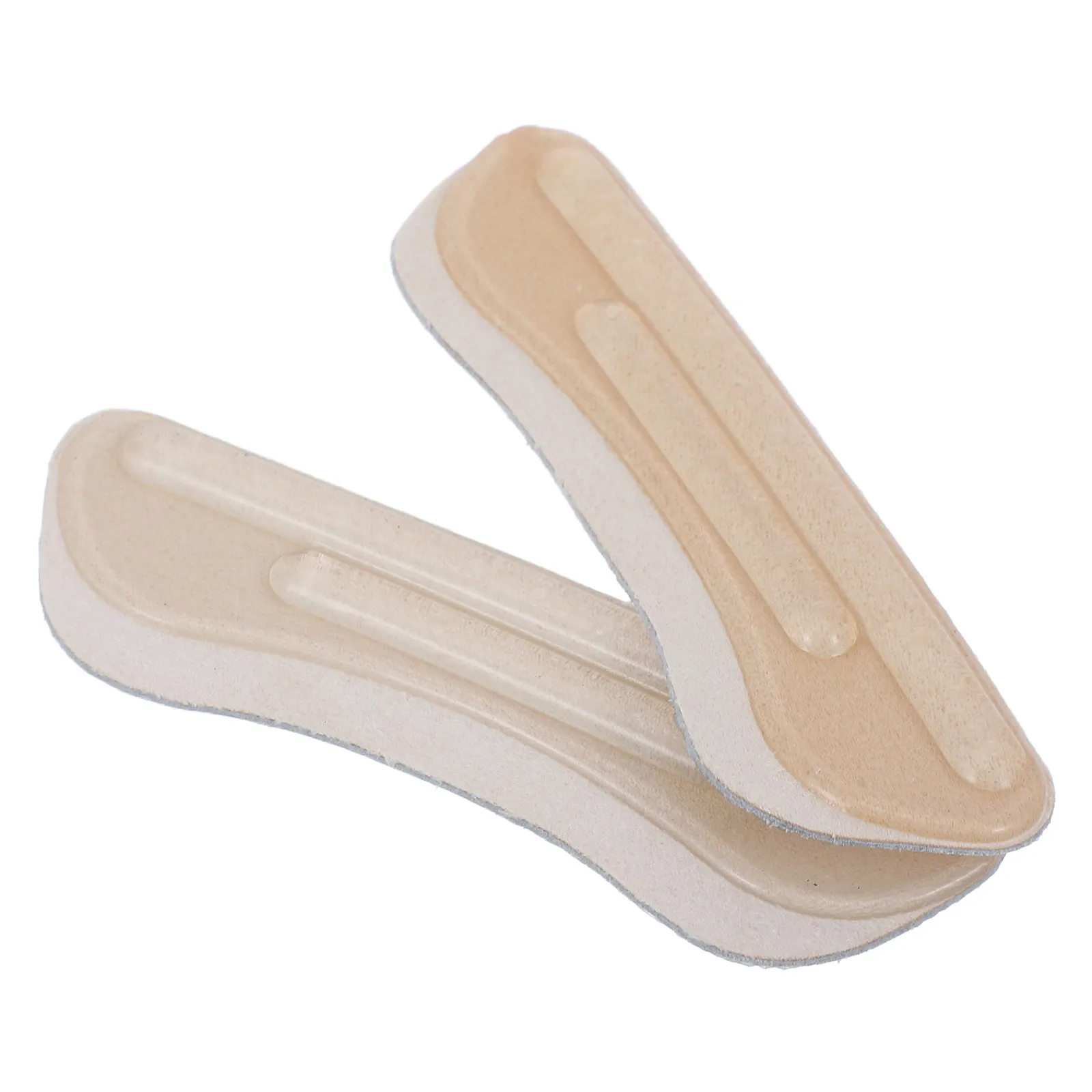 

Silicone Heel Pads Adhesive Beige 1 Pair Prevent Blisters Cushions Inserts High Heels Comfort Replaceable Liners Shoe Care Tools