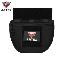 Tactical Molle Chest Rig Drop Dump Pouch Bag For CRM CRX Vest Armor Carrier Storage Hunting Accessories Chest Pouch Lower Belly