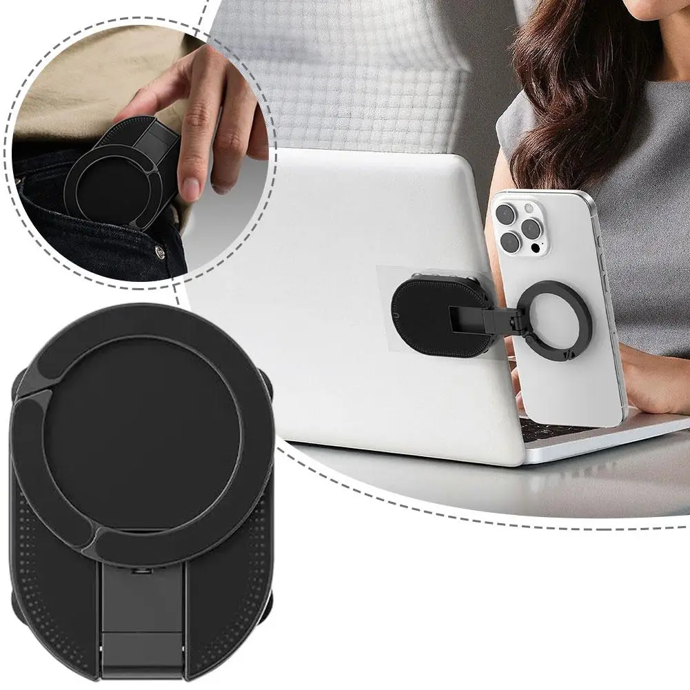 

3-in-1 Magnetic Phone Holder with Suction Cup & Climbing Hook Foldable 360 Rotation Car Mount Desktop Stand for MagSafe iPhone