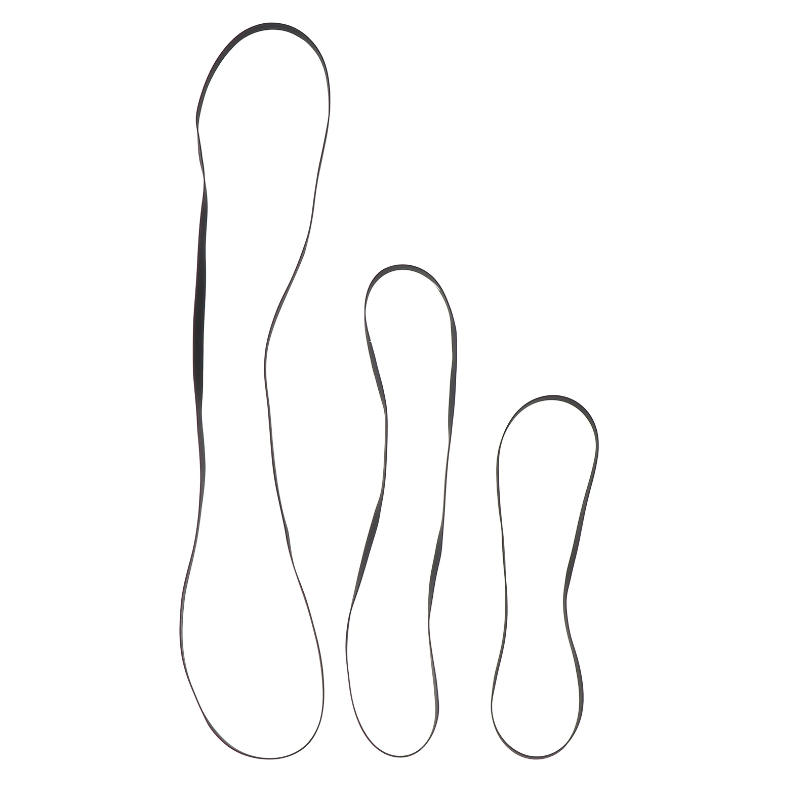 

3 Pcs Record Player Belt Phonograph Belts Replacement Supplies Replacements for Advanced