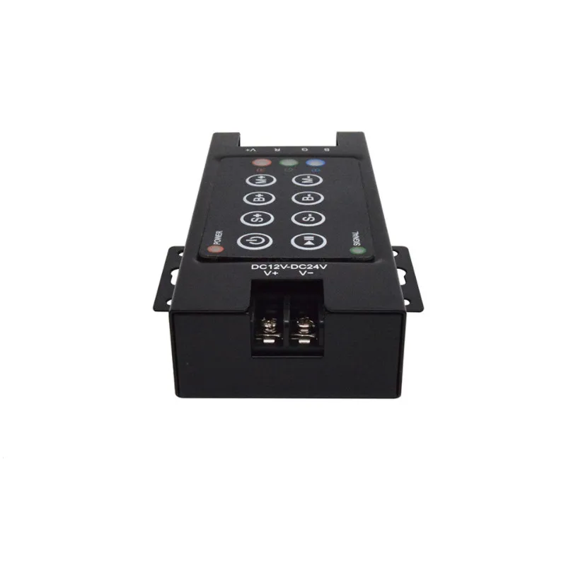 8 Keys Rgb Controller Rf Remote Control Ce Rohs Pwm Smd5050 Dc12v-24v 720w Rgb Color Led Strip Light Controller Light