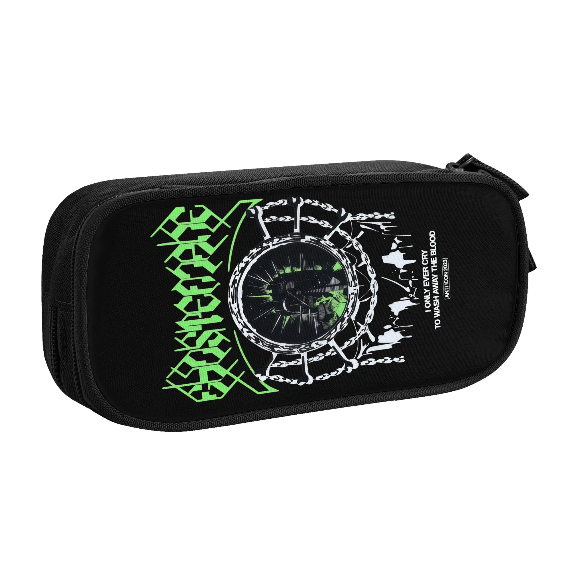 Rapper Heavy Metal Hip Hop Music Ghostemane  Cute Pencil Cases Girl Boy Large Capacity  Pencil Bag School Accessories