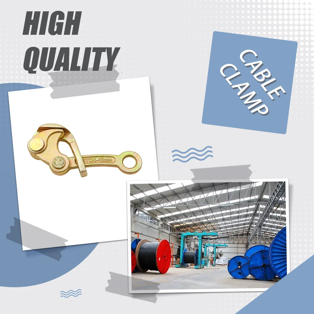 Alloy Steel 0.5-2 Ton Cable Wire Rope Haven Grip Jaw Puller Pulling Heavy-Duty Wire Pulling Grip Hand Puller Wire Pulling Tool