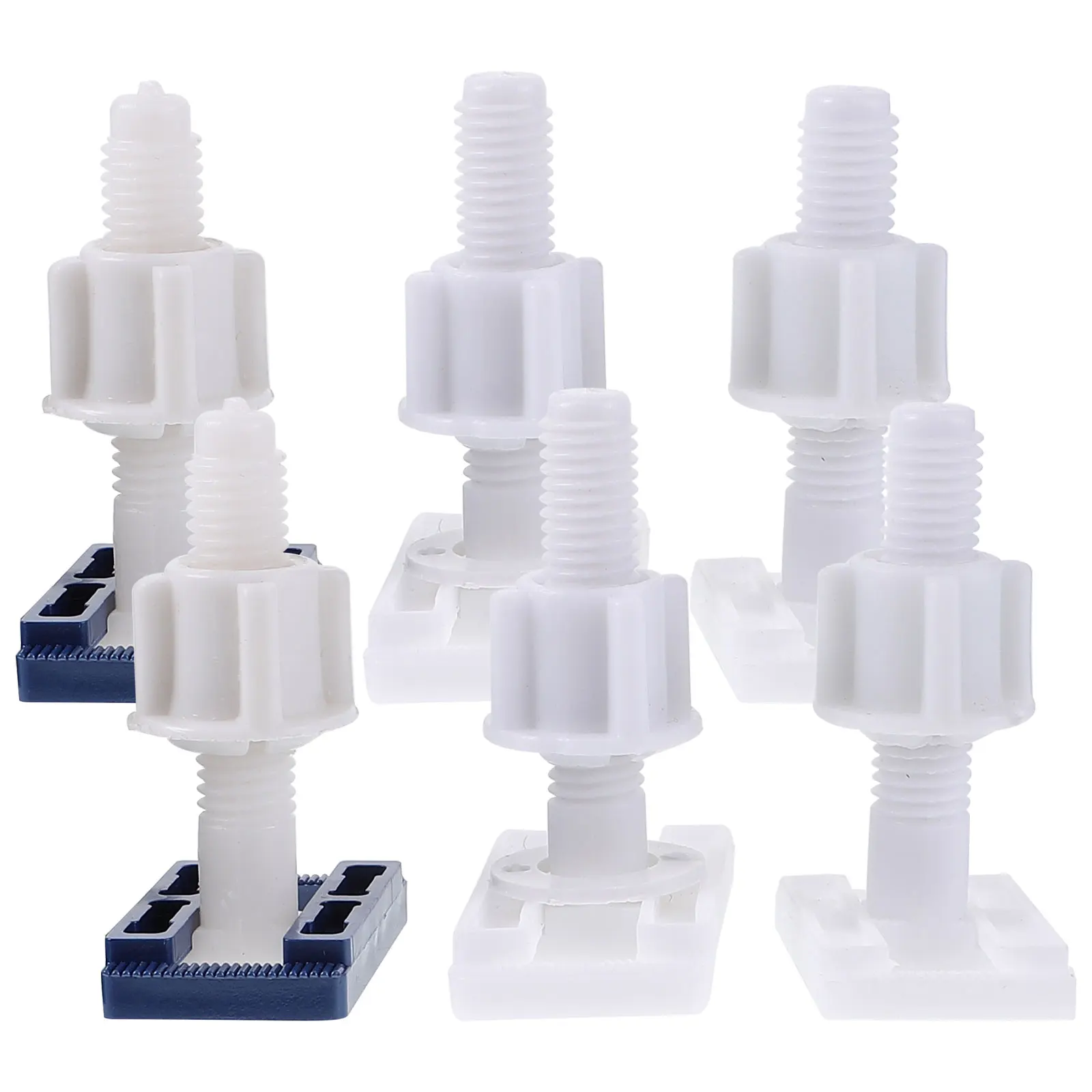 

6 set Toilet Seat Bolts 3.6cm 4cm 5cm Plastic Replacement Kit 6 Sets Screw Hinges Hardware Sturdy Durable Rust Proof Corrosion