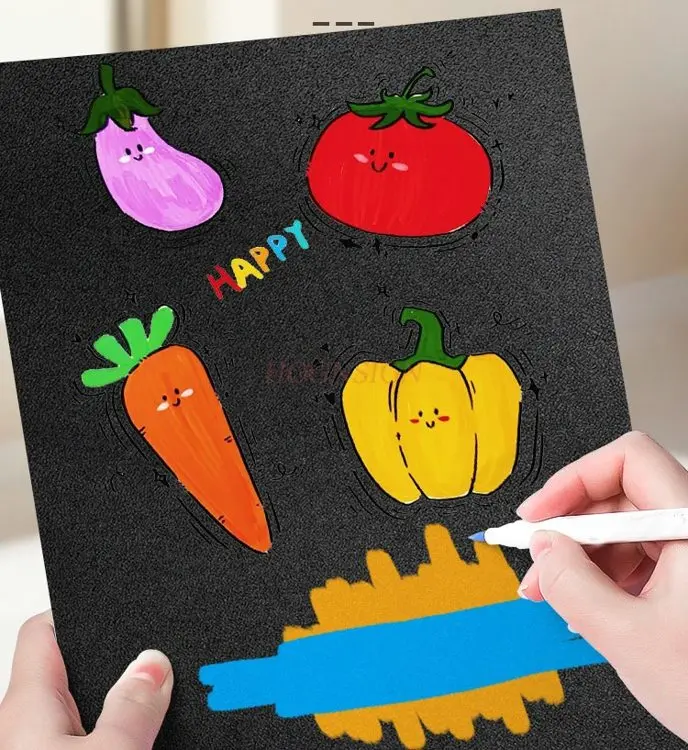 

12 шт. акриловый маркер, который нелегко проходит, но можно штабелировать цвета. Это цветная ручка для рисования своими руками для начальной школы.