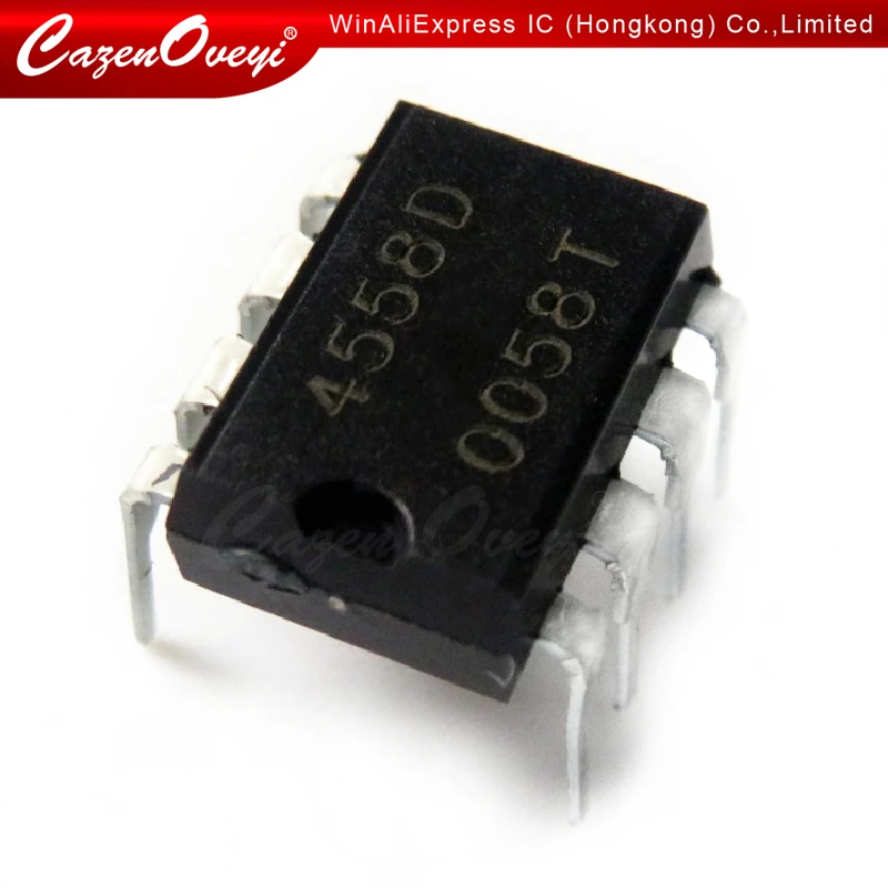 50pcs/lot NJM4558DD NJM4558 4558D PJ4558 UTC4558 DIP-8 In Stock