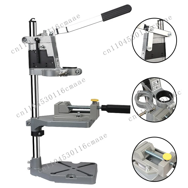 Mini Electric Hand Drill Bracket Multifunctional Angle Grinder Workbench Drill Bracket Special Flat Pliers for Drilling Machine