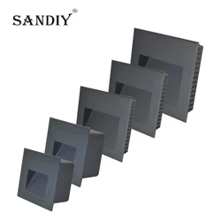 SANDIY Recessed Big Wall Lamp Outdoor Lighting Waterproof Stair Step Light 12v 220v Balcony Yard Luminaire 110v Terrace Sconces