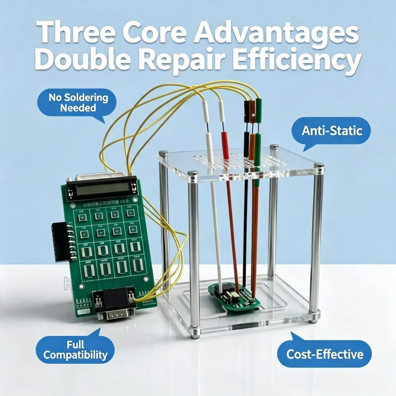 Free Solder Adapter NPX Chip Read Tool MQB48 5C 5D Car Key Reading BDC3 Welding-Free Platform For KD X4 MAX KEY TOOL PLUS CGDI
