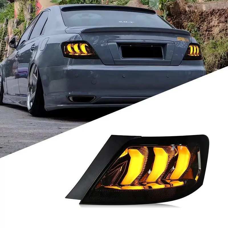 

Suitable for Toyota 05-09 old Ruizhi tail light assembly modified Mustang LED running light running water turn signal