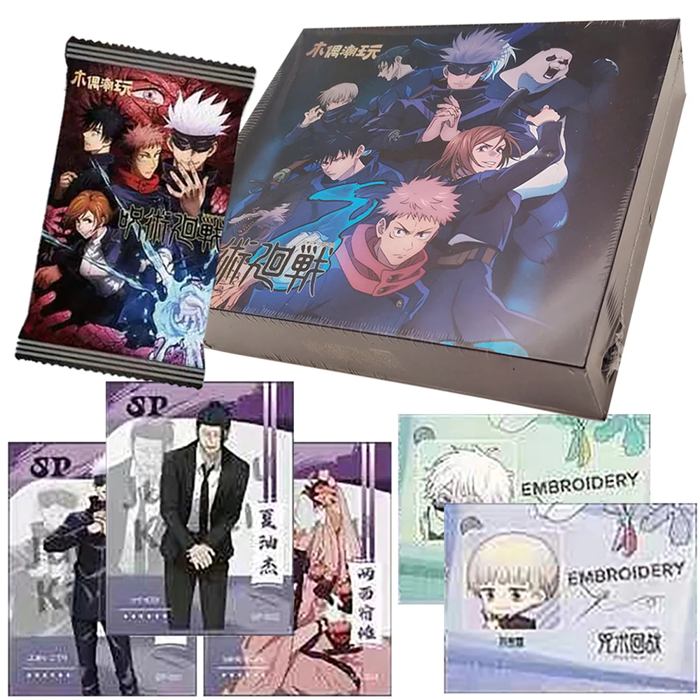 

Jujutsu Kaisen Collection Card Exquisite Standing Painting Metal Card Boys Girls Hobbies Gift Fantasy Anime Creative Peripheral