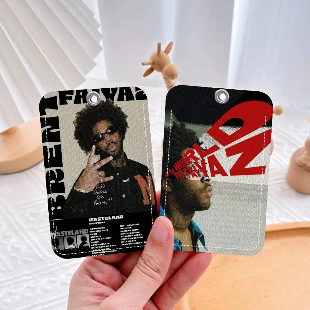 

Брелок для бейджа в стиле рэпер Brent Faiyaz, брелок для банковской работы, держатель для студенческой карты, защитный чехол для автобусной карты