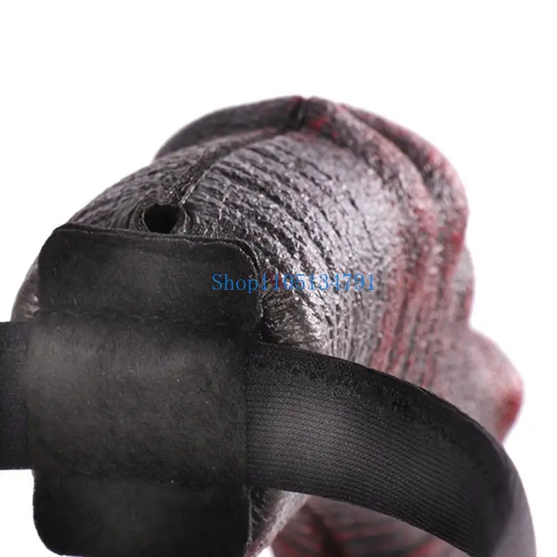 

98km Gothic Halloween Cosplay Hair Accessories Realistic Black Red Long Devils Horn Headband Carnival Party Bandana Hairband