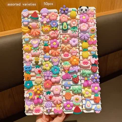 50 cartoon cute rubber band styles with random sweet hair rings suitable for daily use as hair accessories