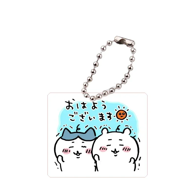 

Cute Chiikawa Hachiware Usagi Acrylic Keychain Pendant Kawaii Cartoon Self-Deprecating Bear Anime Bag Jewelry Pendant Gift