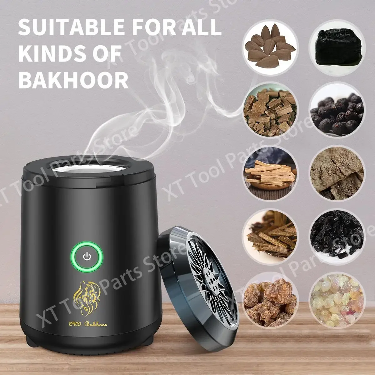 BK-18 Hot Sale Cheap Portable Buhorn Mini USB Drive Arabian Bakr Incense Burner