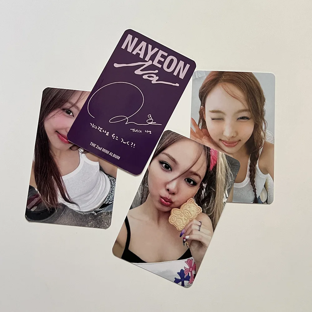 Imagem -02 - Duas Vezes Lomo Card Album Novo Álbum Laser Card Aeyoung Dahyun Jihyo Momo Nayeon Menina Coleção Presente Cartão Postal Foto Pcs