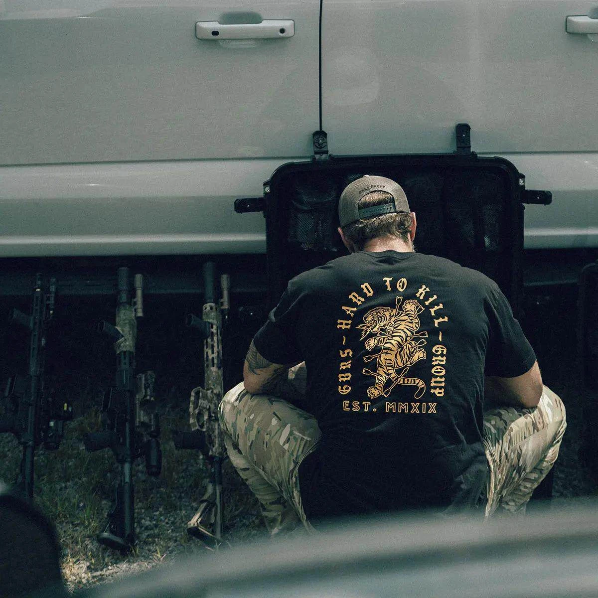 2026 Summer Hardman Club - Exclusive Military Style - Tiger Mountain Series - Short-Sleeved T-Shirt - Summer New Product