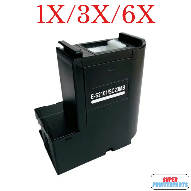 Caja de mantenimiento de tinta residual 1X/3X/6X F170 para impresoras Epson SC-F150, SC-F100, SC-F130, SC-F170, SC-F160, SC23MB, S2101, F-170, F160